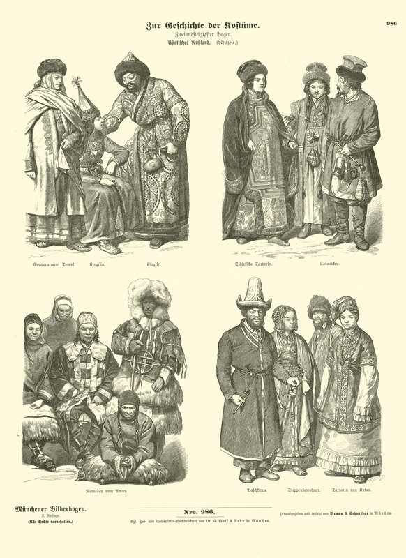 Kostýmy ruského Dálného východu od German School