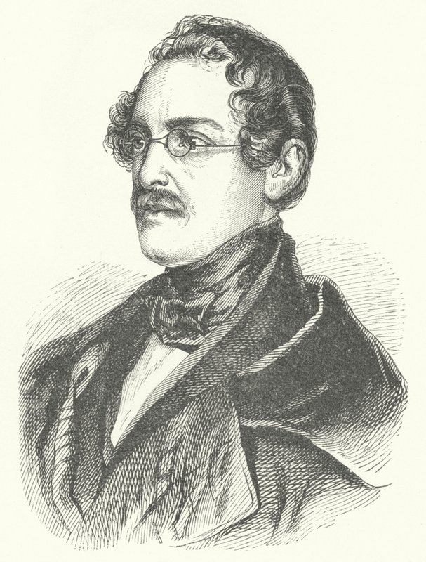 Hrabě Anton Alexander von Auersperg , rakouský básník a liberální politik od German School