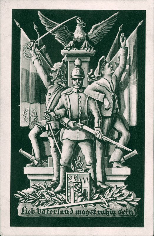 Drahá vlasti, buď klidná (litografie) od German School