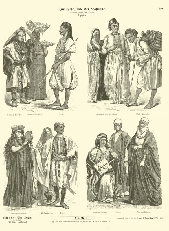 Egyptské kostýmy od German School