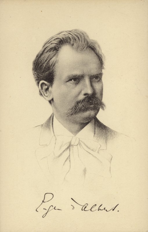 Eugen dAlbert , skotský narozený německý pianista a skladatel (1864-1932) od German School