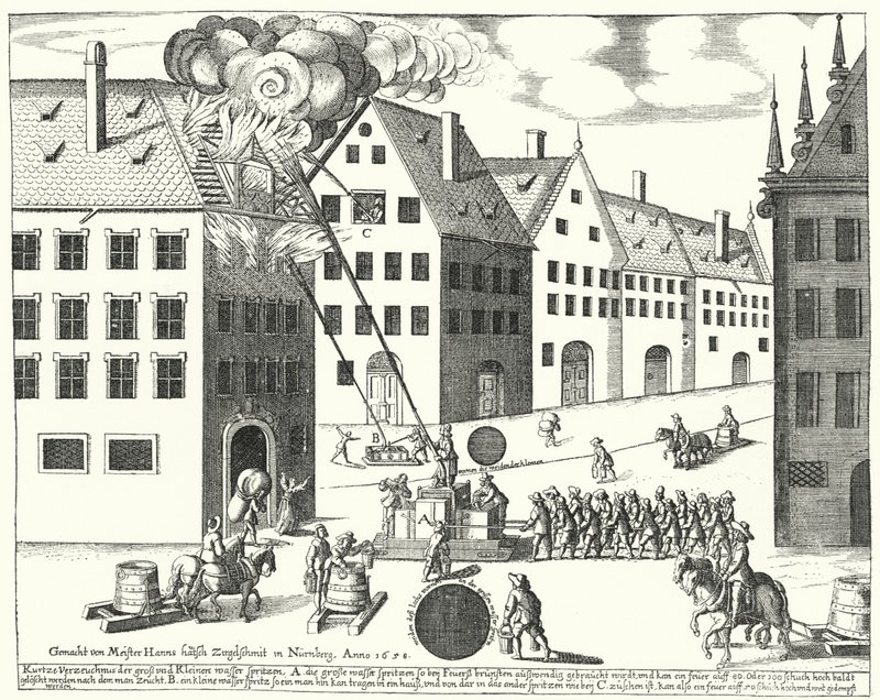 Hasiči v Norimberku od German School