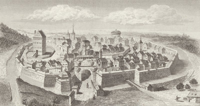 Forchheim, Bavorsko, Německo od German School