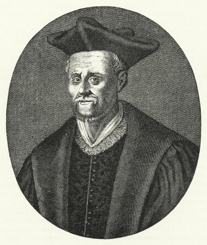 Francois Rabelais , francouzský spisovatel (rytina) od German School