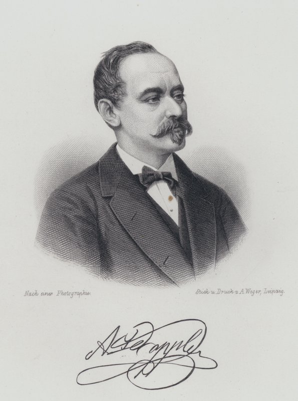 Franz Doppler , rakouský flétnista a skladatel (rytina) od German School