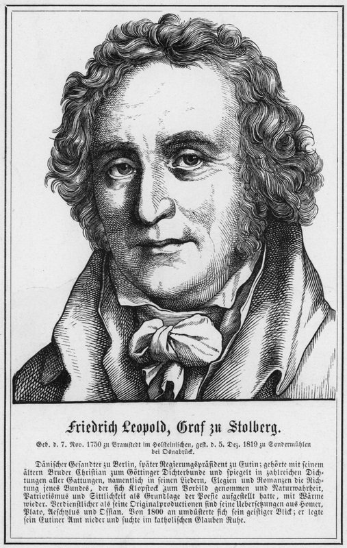 Friedrich Leopold, hrabě ze Stolbergu (rytina) od German School