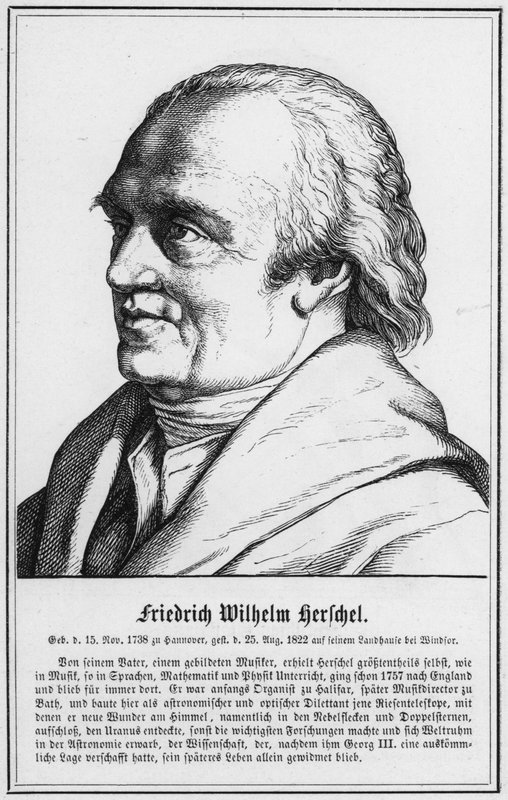 Friedrich Wilhelm Herschel (rytina) od German School