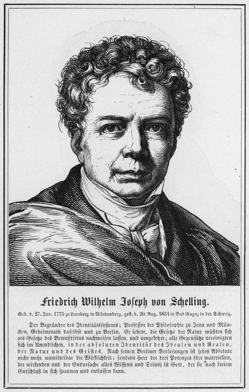 Friedrich Wilhelm Joseph von Schelling (rytina) od German School
