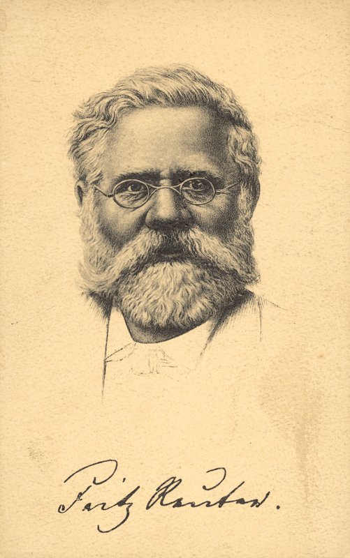Fritz Reuter (litografie) od German School