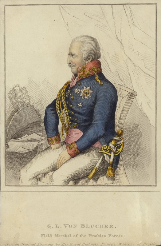 GL von Blucher, polní maršál pruských sil (1742-1819) od German School