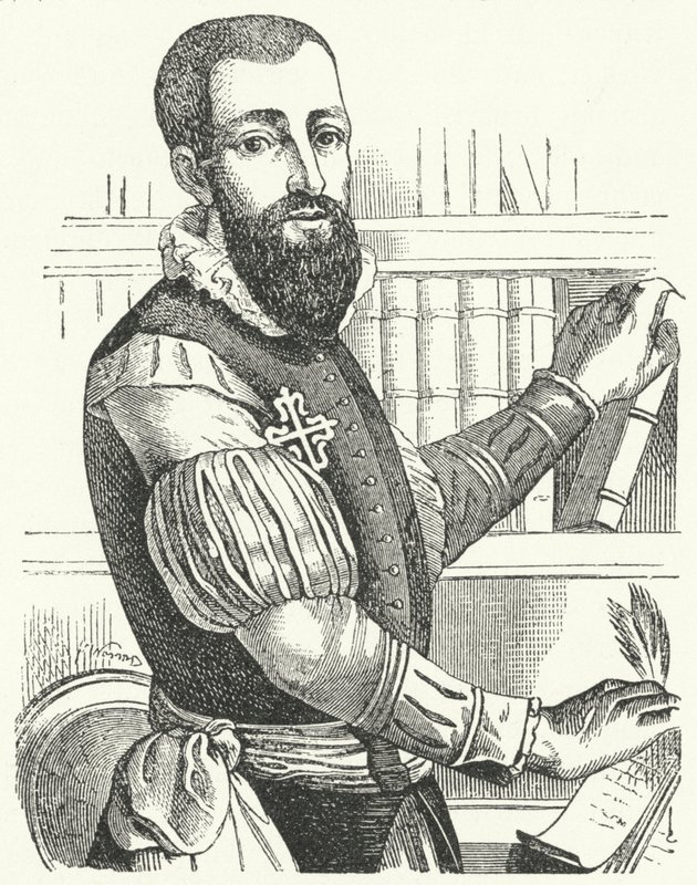 Garcilaso de la Vega , španělský básník a voják (rytina) od German School
