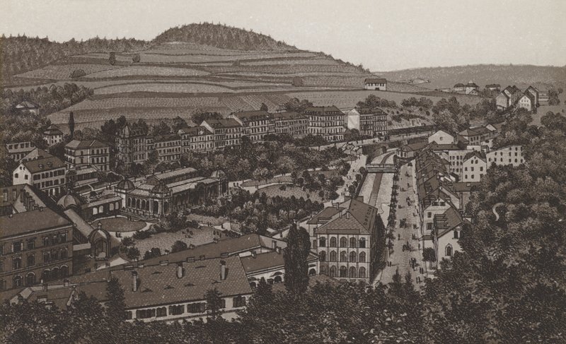 řada zahrad (litho) od German School
