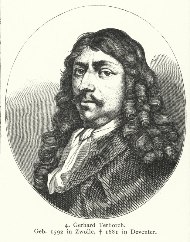 Gerard ter Borch, malíř holandského zlatého věku (rytina) od German School