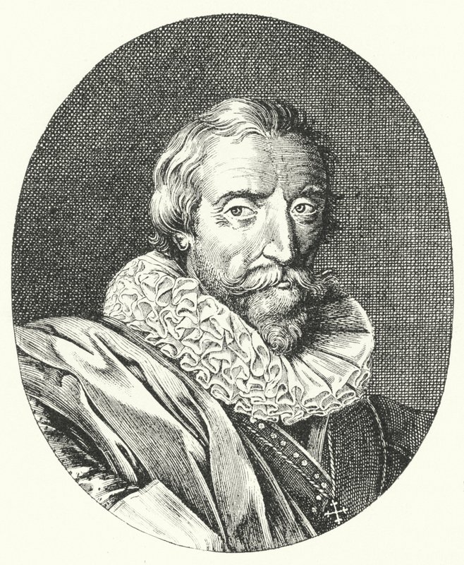 Giambattista Marino , italský básník (rytina) od German School
