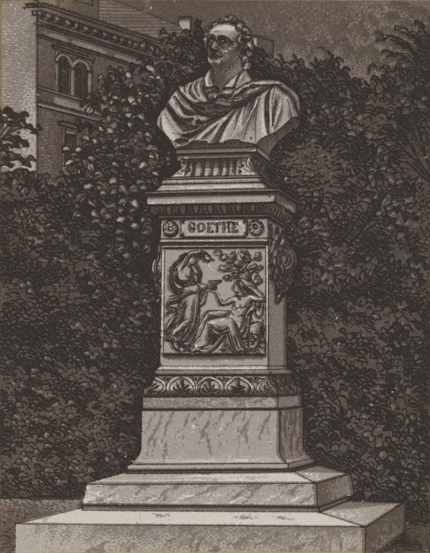 Goethe-Denkmal (litho) od German School