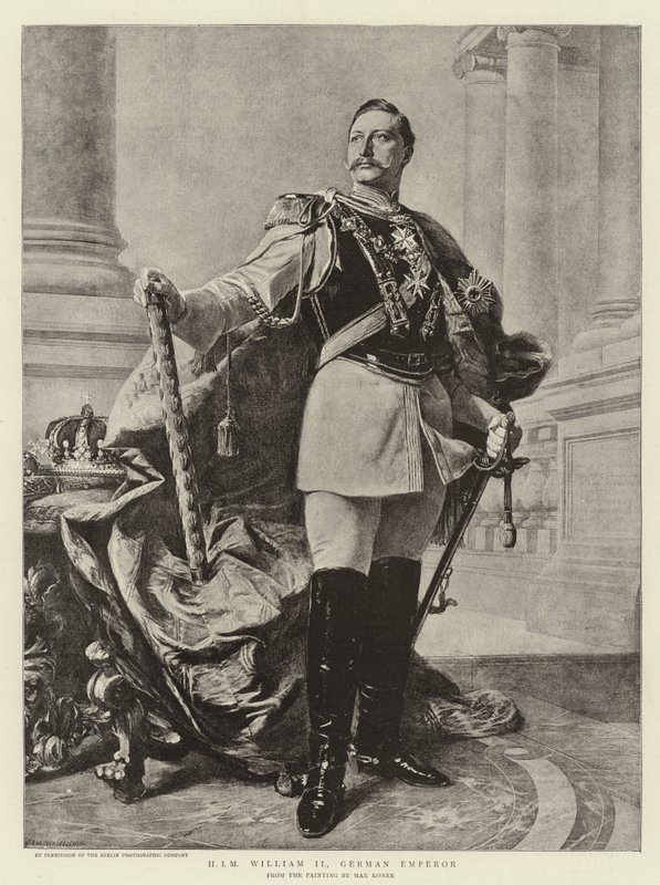 H I M Vilém II., německý císař od German School