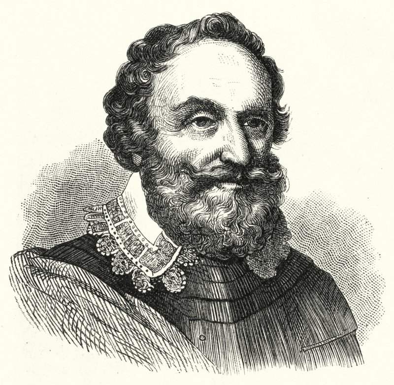 Heinrich Matthias, hrabě z Thurnu, český vojenský velitel třicetileté války (rytina) od German School