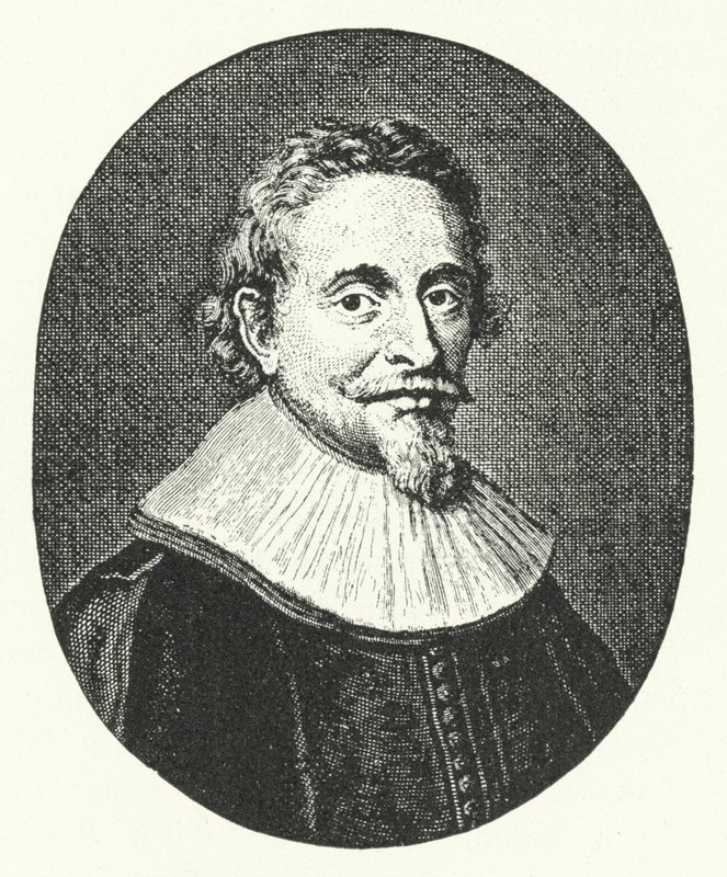 Hugo Grotius, holandský právník (rytina) od German School
