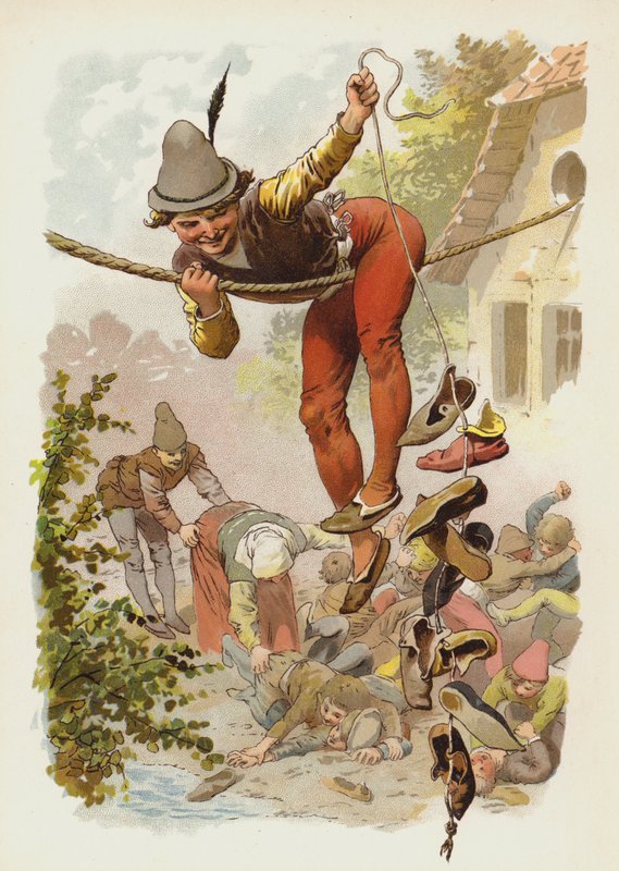 Ilustrace pro Tilla Eulenspiegela od German School