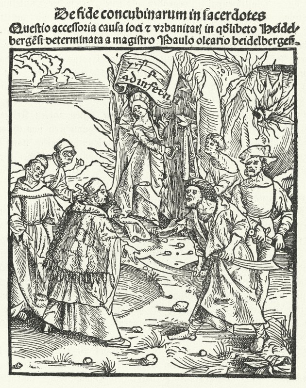 Ilustrace z díla Jakoba Wimpfelinga (rytina) od German School