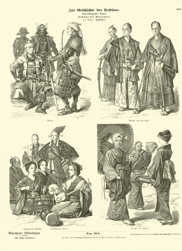 Japonské kostýmy od German School