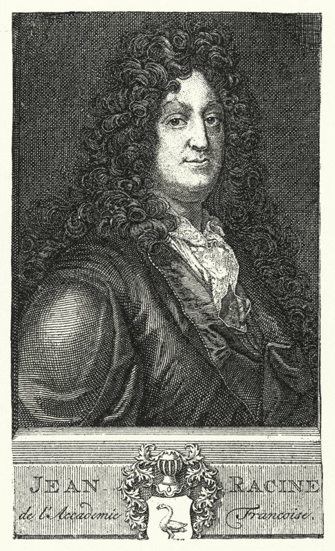 Jean Racine , francouzský dramatik (rytina) od German School