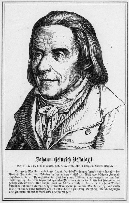 Johann Heinrich Pestalozzi (rytina) od German School