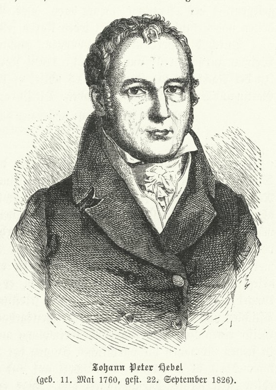 Johann Peter Hebel , německý básník od German School