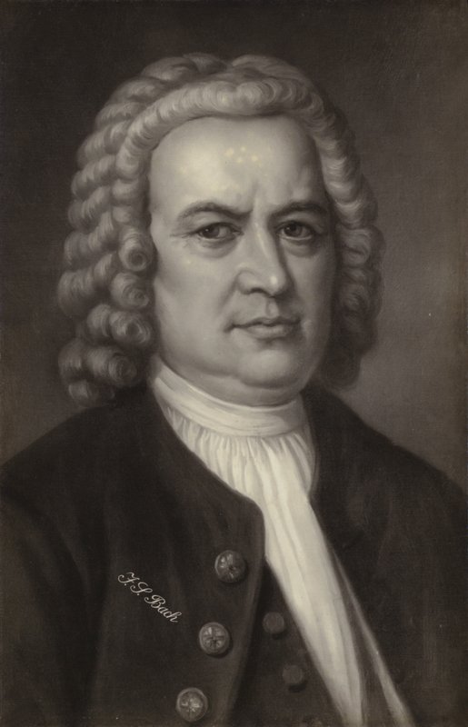 Johann Sebastian Bach , německý skladatel, varhaník, cembalista, violista a houslista období baroka (1685-1750) od German School