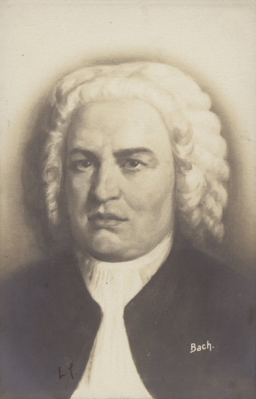 Johann Sebastian Bach , německý skladatel, varhaník, cembalista, violista a houslista období baroka (1685-1750) od German School