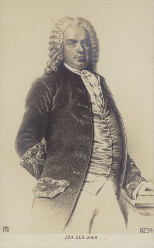 Johann Sebastian Bach , německý skladatel, varhaník, cembalista, violista a houslista období baroka (1685-1750) od German School