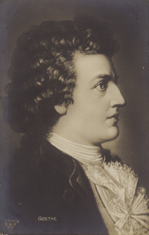 Johann Wolfgang von Goethe (1749-1832), německý básník, prozaik a dramatik (litografie) od German School