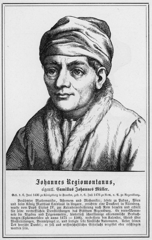 Johannes Regiomontanus (rytina) od German School