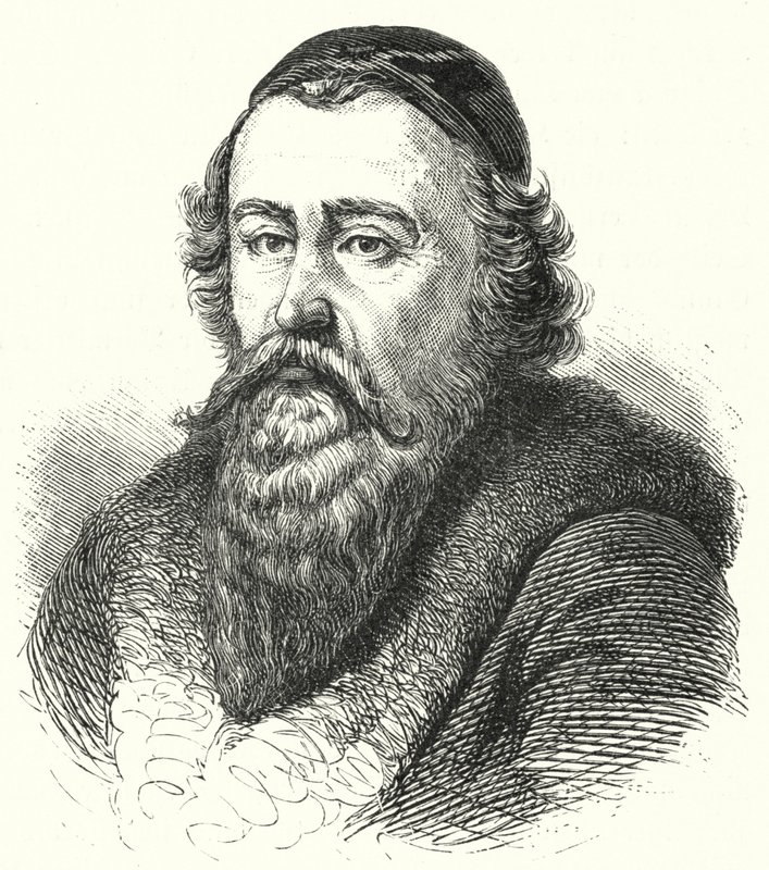 Jan Amos Komenský, moravský filozof a teolog (rytina) od German School