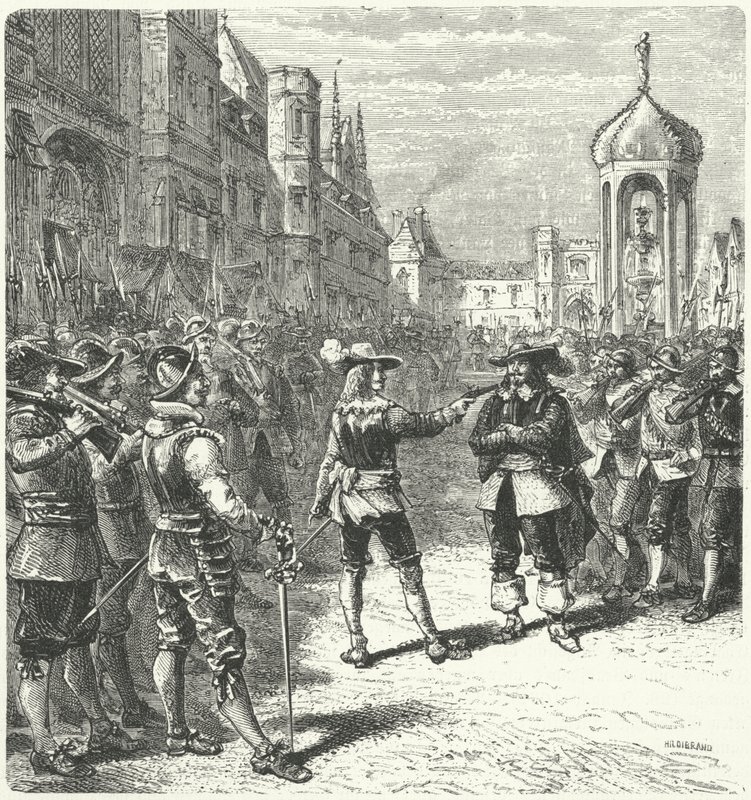 John Lambert brání zasedání parlamentu Rump od German School