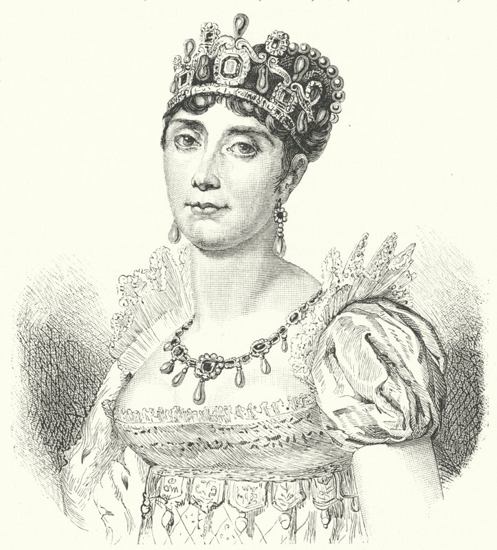 Josephine de Beauharnais, první manželka Napoleona I. (rytina) od German School