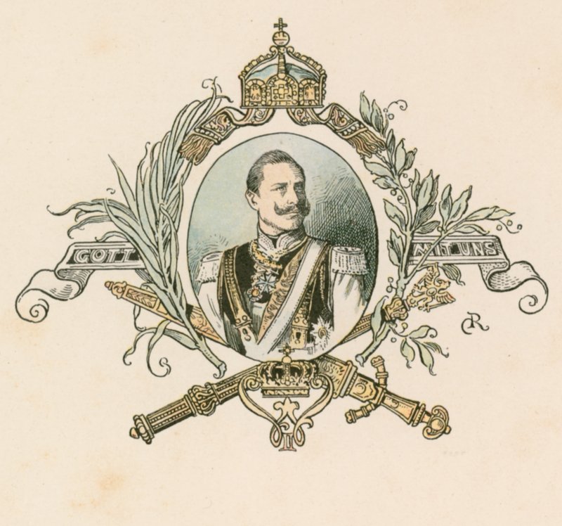 Kaiser Wilhelm II., německý císař a král Pruska (1859-1941) od German School