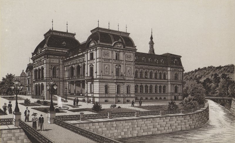 Kaiserbad (litho) od German School