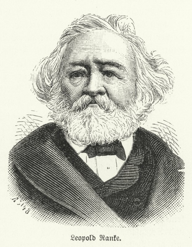 Leopold von Ranke , německý historik (litho) od German School