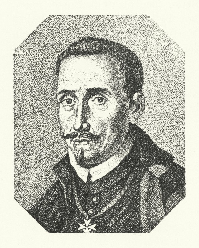 Lope de Vega , španělský básník a dramatik (rytina) od German School