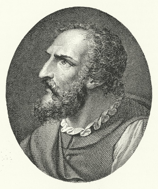 Ludovico Ariosto , italský básník (rytina) od German School