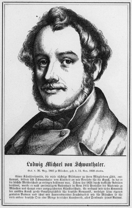 Ludwig Michael von Schwanthaler (rytina) od German School