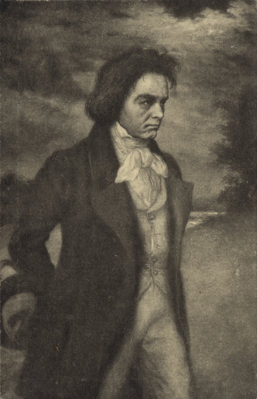 Ludwig van Beethoven , německý skladatel a pianista (1770-1827) od German School