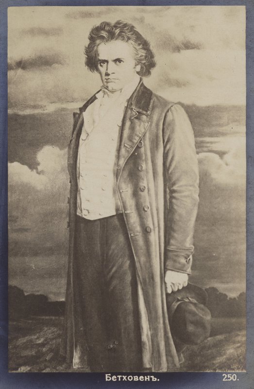 Ludwig van Beethoven , německý skladatel a pianista (1770-1827) od German School