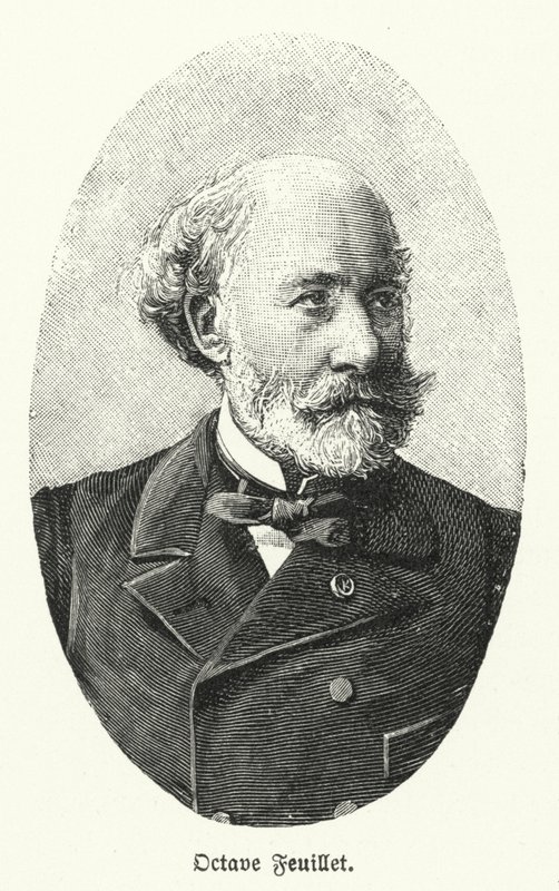 Octave Feuillet , francouzský romanopisec a dramatik (litho) od German School