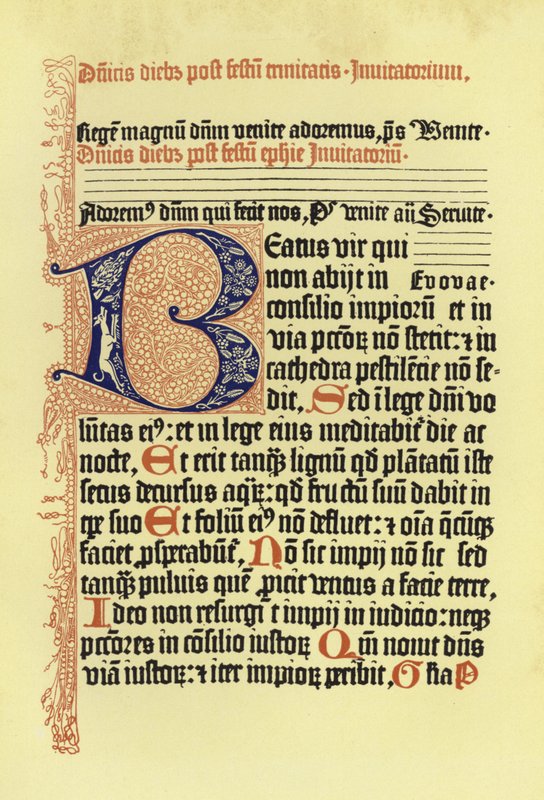 Stránka z Kodexu Psalmorum od German School