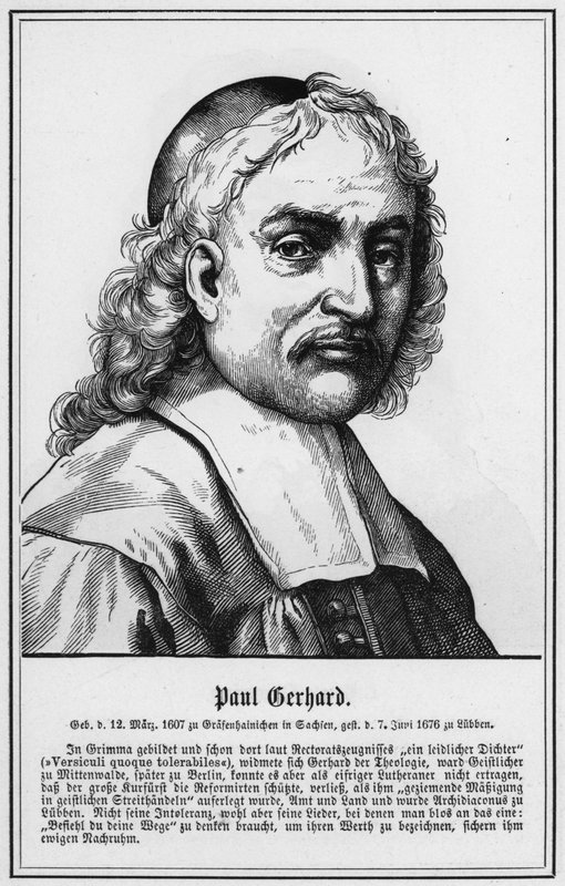 Paul Gerhard (rytina) od German School