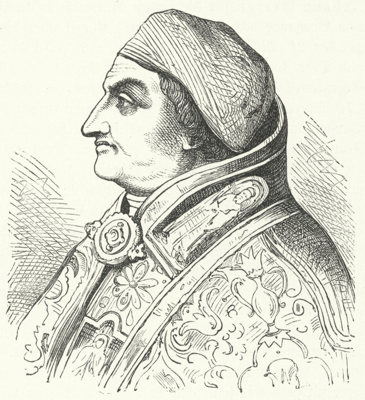 Papež Pius II (rytina) od German School