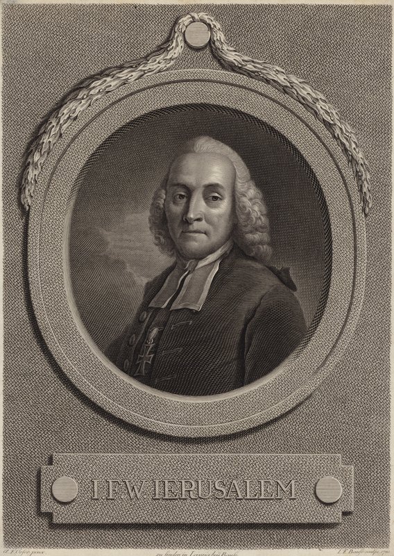 Portrét Johanna Friedricha Wilhelma Jerusalema od German School