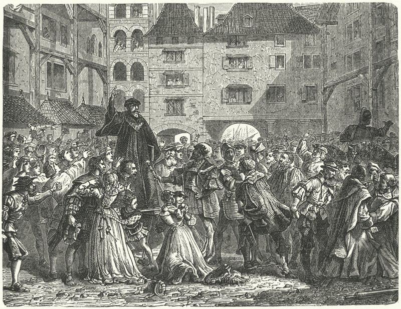 Kazatel reformace ve Švýcarsku od German School